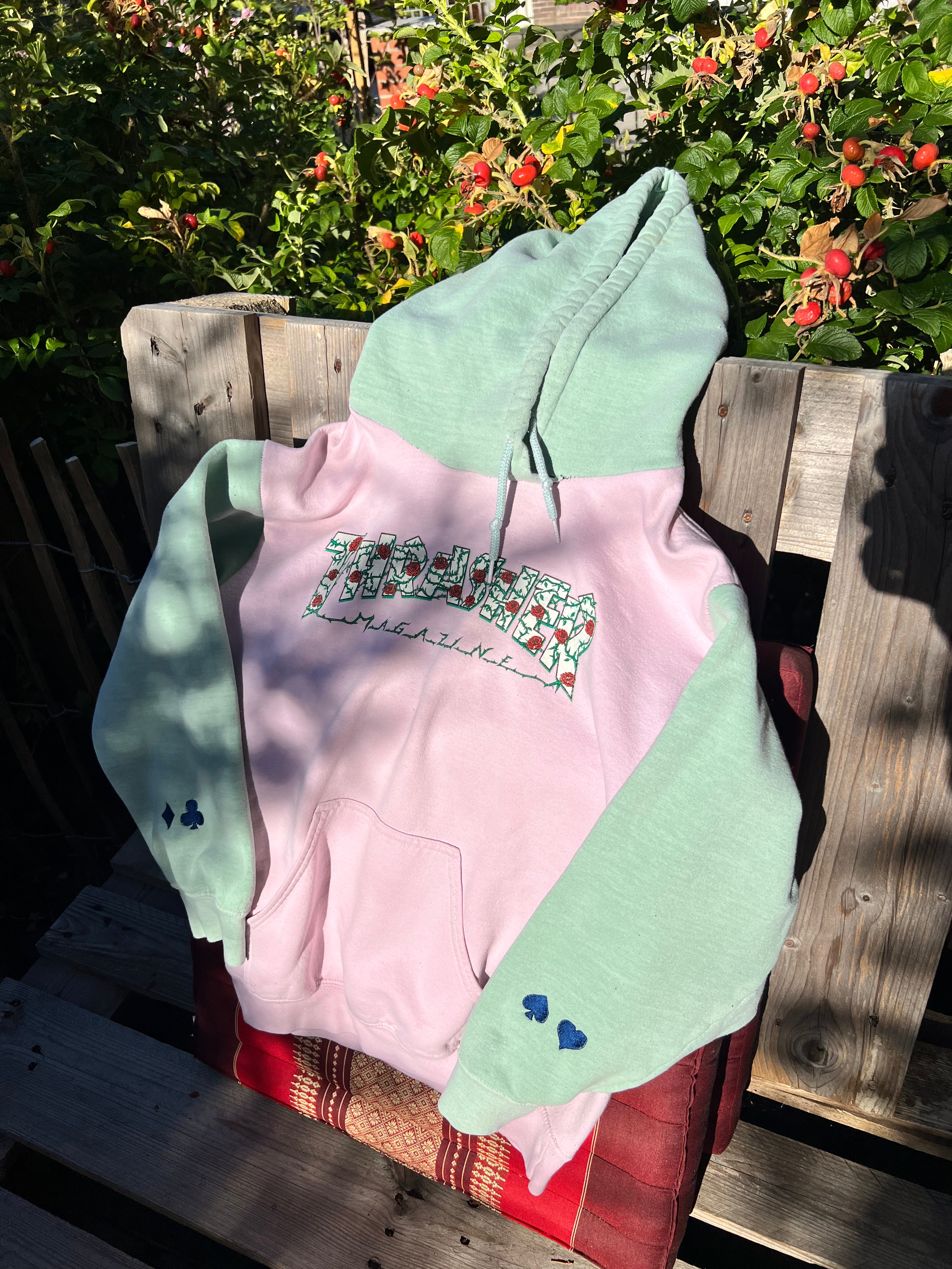 Upcycled Hoodie - Rose