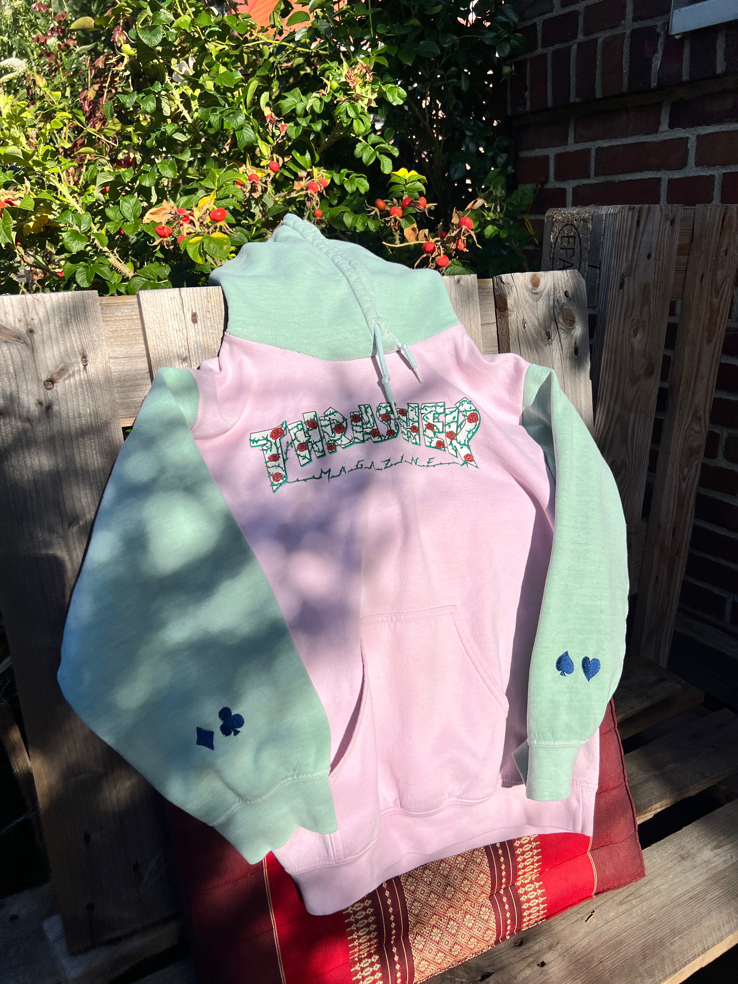 Upcycled Hoodie - Rose